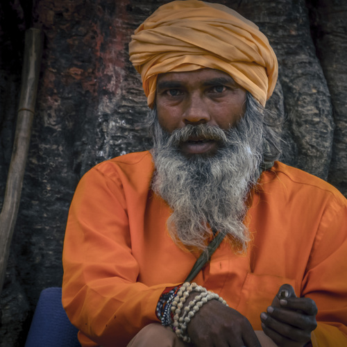 Monk in Hardwar, India