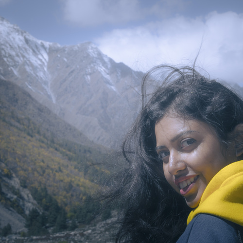 My Daughter in Himachal, India