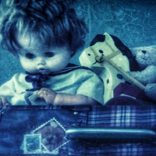 Dolls in blue
