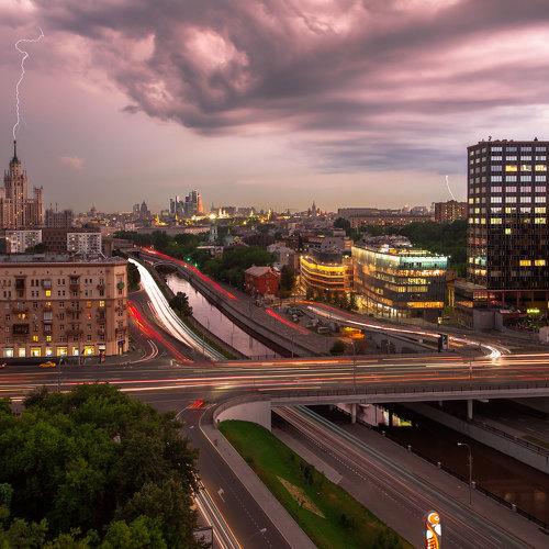 Moscow lightning