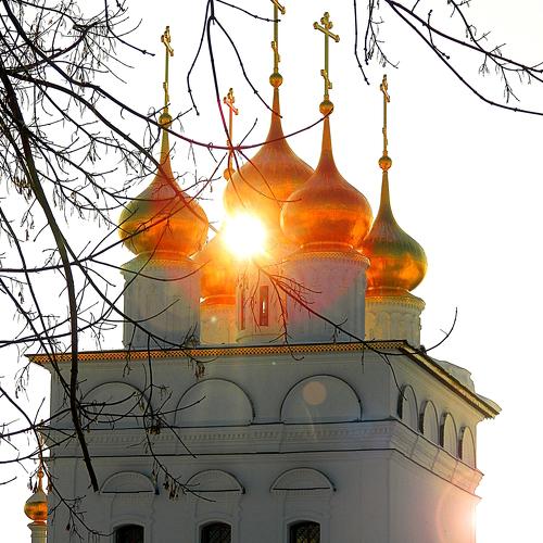 Знаменско-Никольская церковь г Бор Нижегородской области