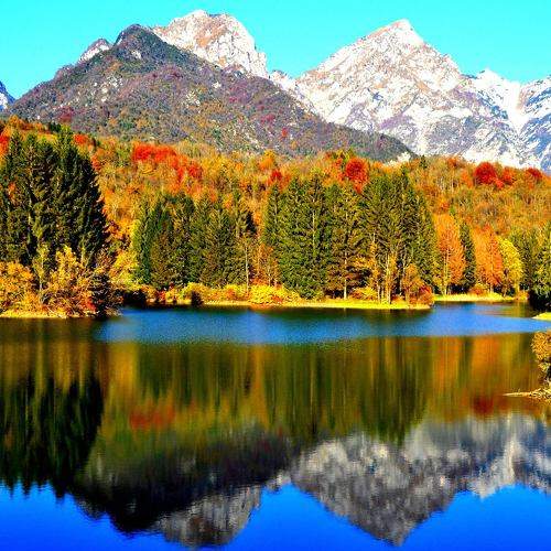 lake Barcis, Italy