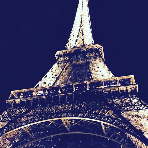 Effiel tower at night