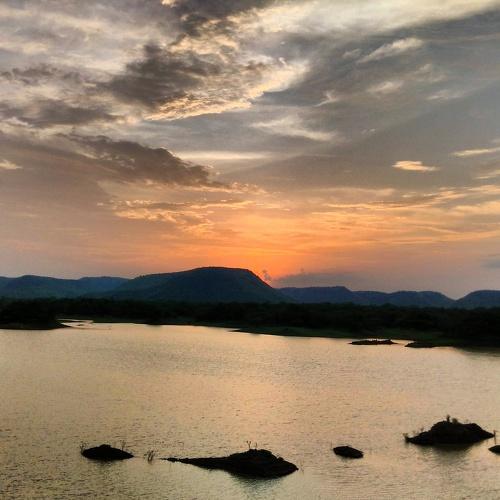 Most beautiful sunset of ranthambhore national park