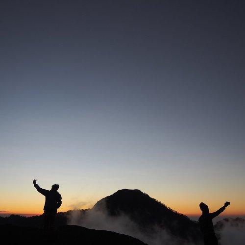 Selfie at the mountain