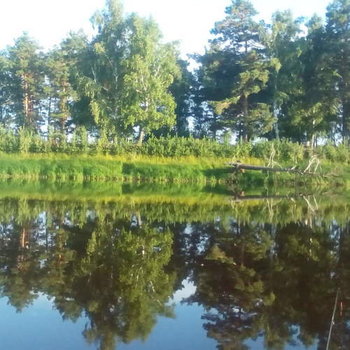 речка Маклачиха на рыбалке