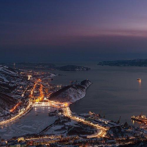 Вечерний Петропавловск-Камчатский