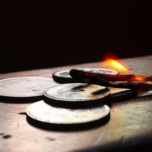 Let the money burn......