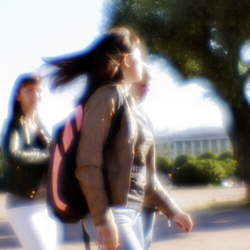 With a monocle in a summer town / С моноклем в летнем городе