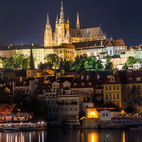Prague by night