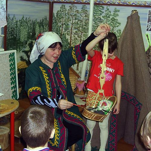 На занятии