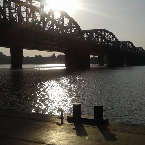 A view from the jetty ..