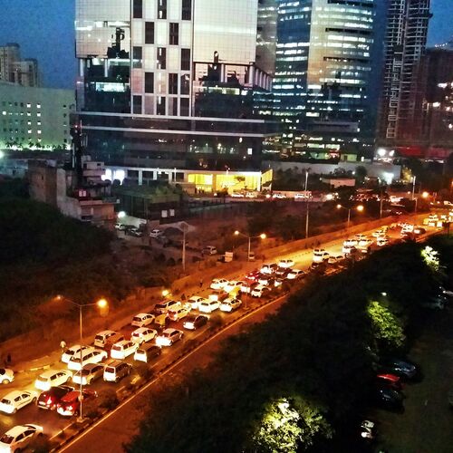 Gudgaon by night