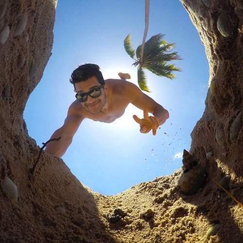 Selfie on the Beach
