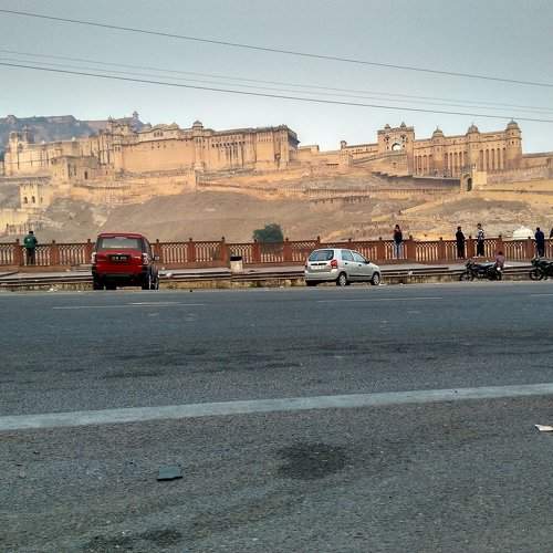 amber fort in the morning