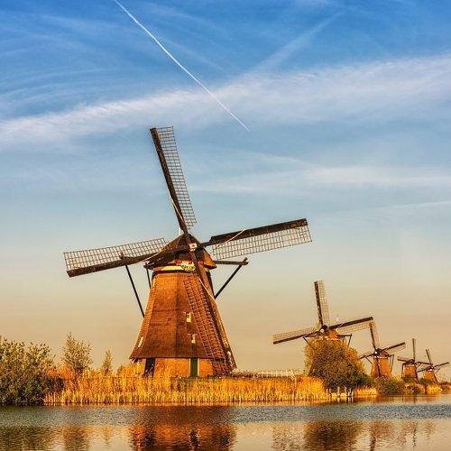 Windmills in Kinderdijk