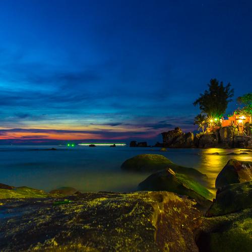 Night on Phu Quoc island
