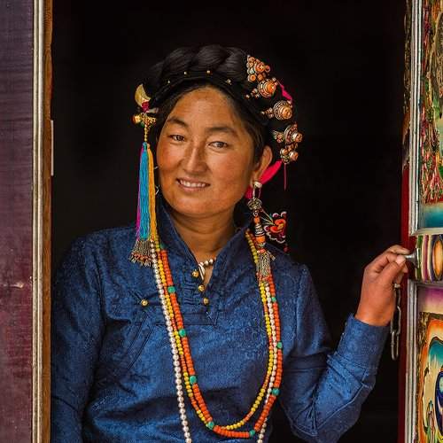 Tibetan Qiang Lady
