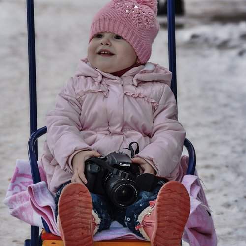 Юный фотограф.