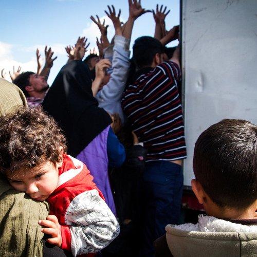 Portrait of a Syrian child