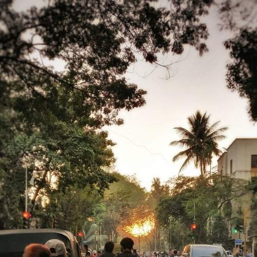 An evening rush
