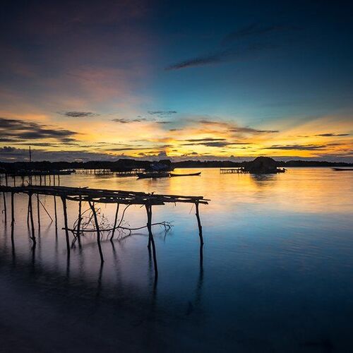 Sunset of Widi Island