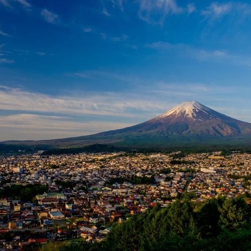 Morning over Fujiyoshida