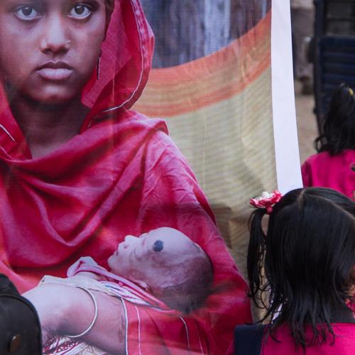 Save a girl child , she will make you proud one day
