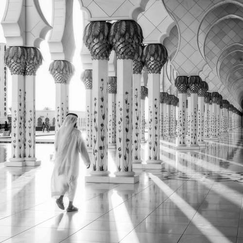 On the way to prayer