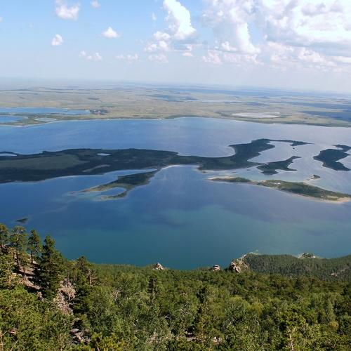 Озеро Большое Чебачье. Курорт Боровое