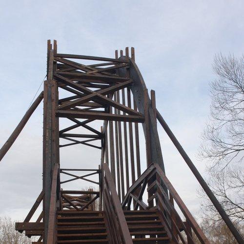 Wood bridge