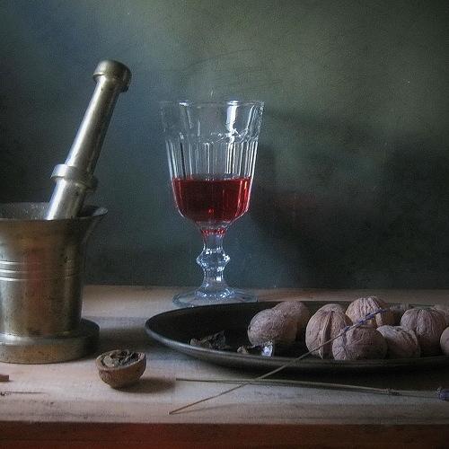 С грецкими орехами
