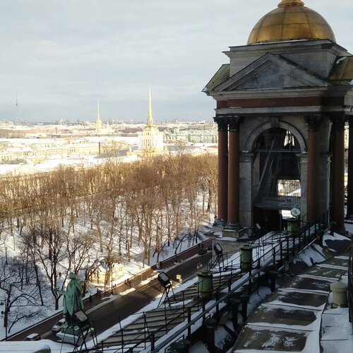 Питер с высоты Исакиевского собора