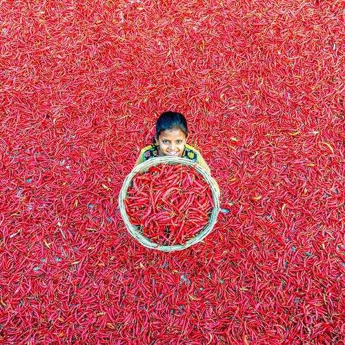 Smile on red carpet