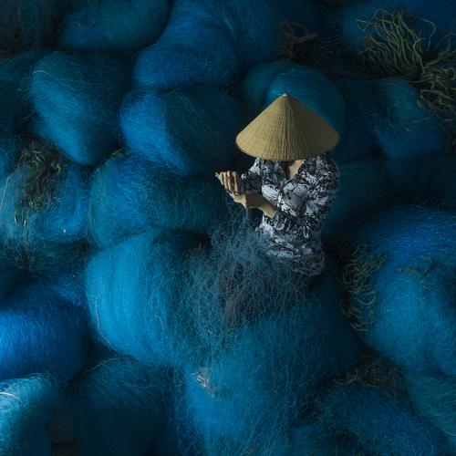 Fishing Net Making, Vietnam