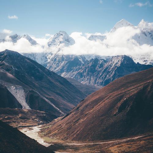 the Himalayas