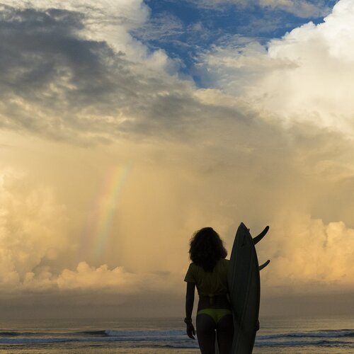 surfing on the rainbow