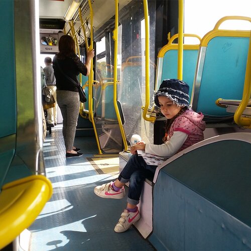 Child in the big city