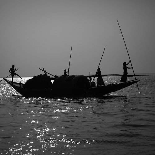 fishermen in the boat...