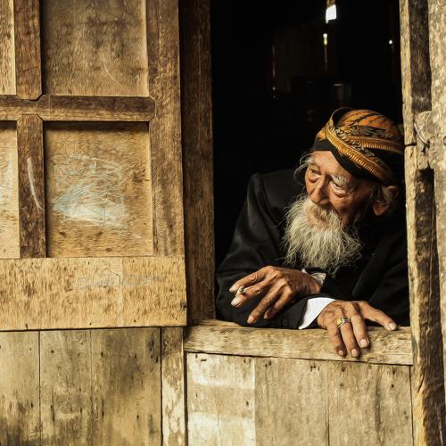 Old Man in the Window