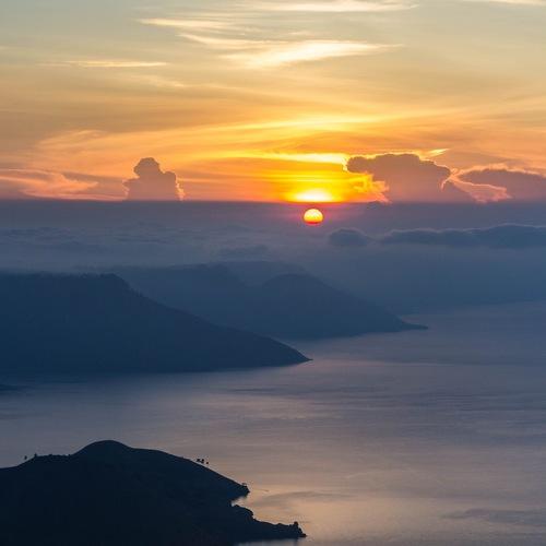 Sunrise At Lake Toba