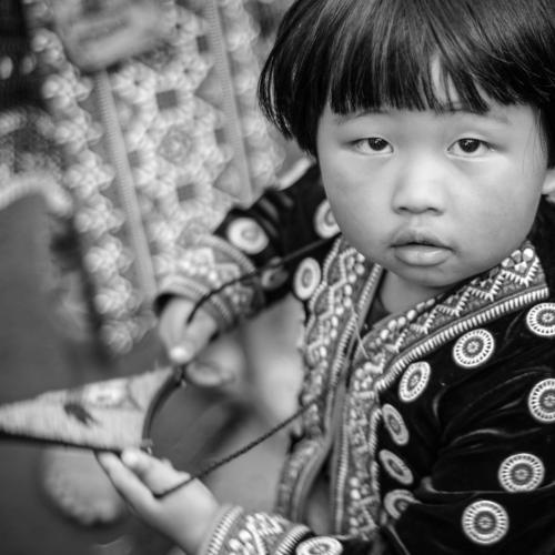 Hmong tribe girl