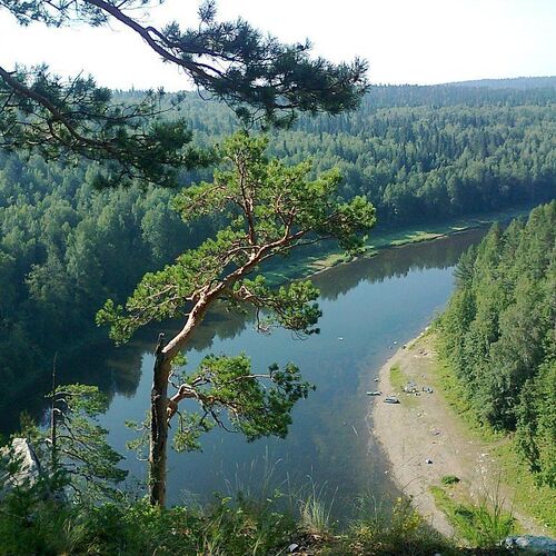 Река Чусовая Омутной Камень