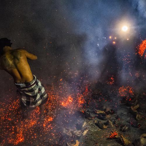 Walking the fire @ Melasti Festival, Bali