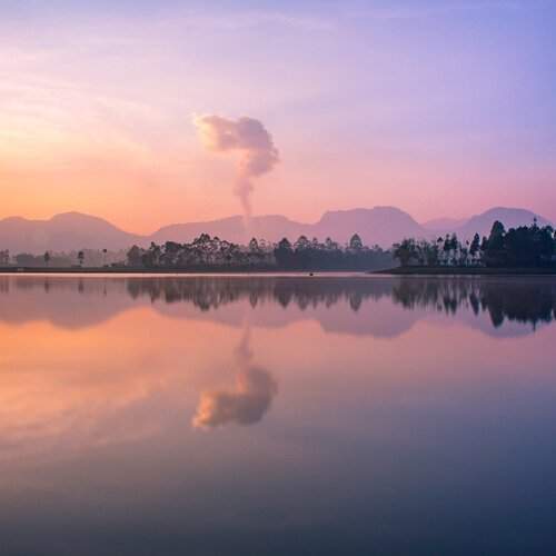 Sunrise at Situ Cileunca Pengalengan