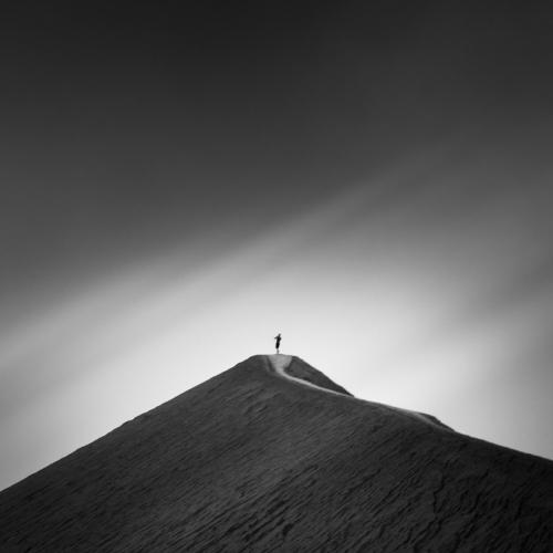 Man upon the hill