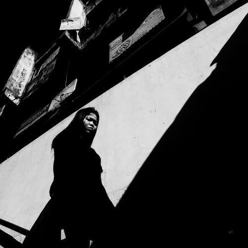 face in the shadow