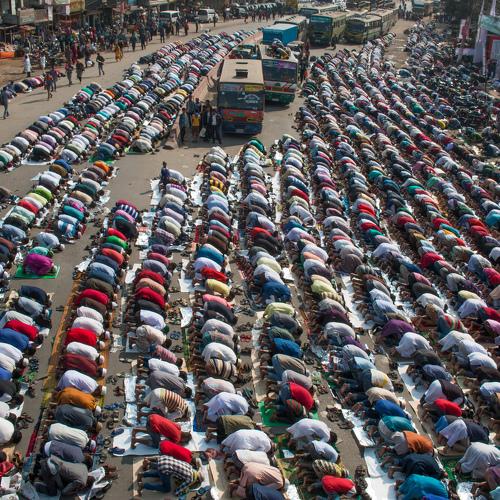 Jummah prayer in Ijtema