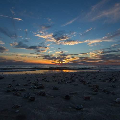 Sunset at Saint Martin Island