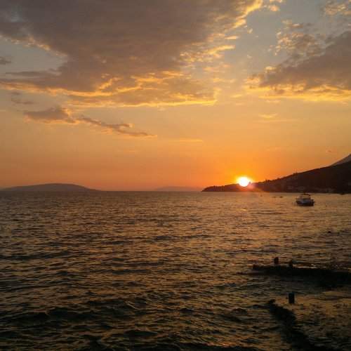 Gradac sunset